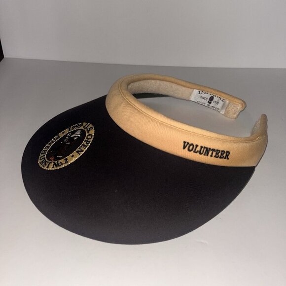 1999 US Open Pinehurst #2 Volunteer Visor Black Beige - Picture 2 of 5